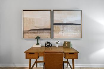 Home Desk Area at Avant at the Arboretum Apartments in Lisle, IL 60532